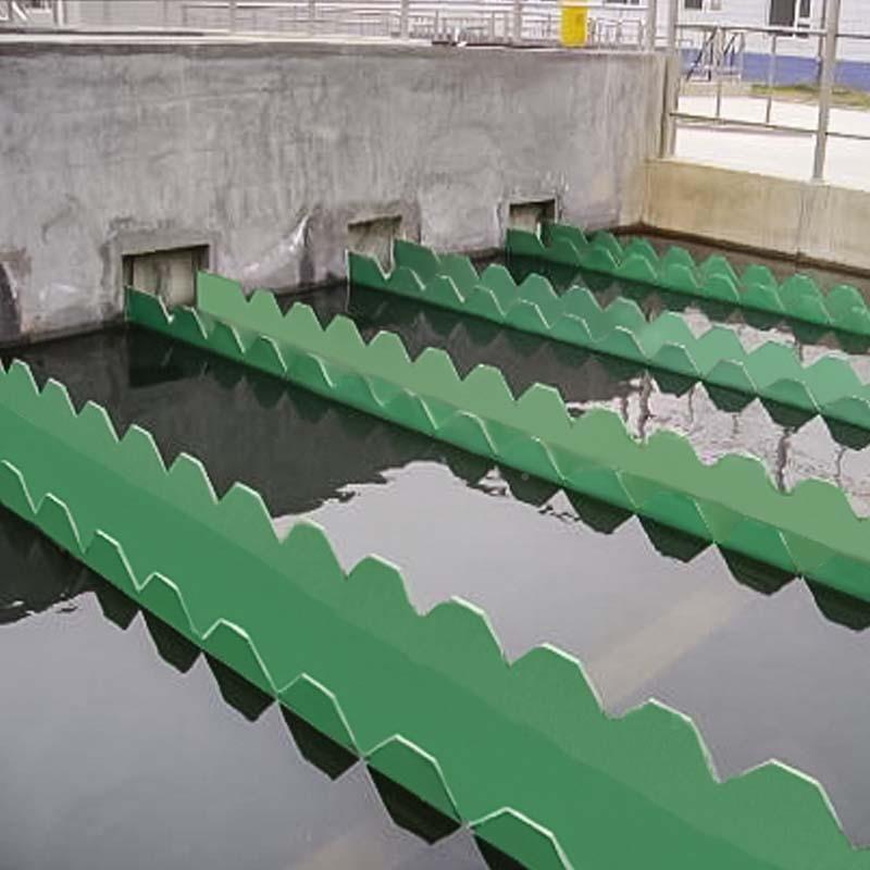 玻钢溢流堰板出水厂穿孔齿可式调节集水槽沉445形淀池溢流堰璃板0