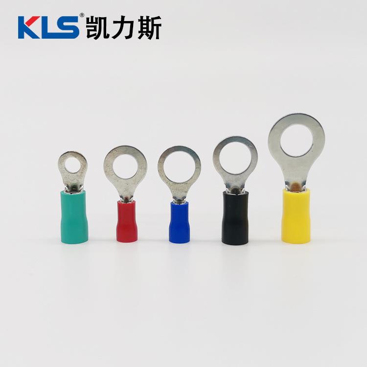 R3V2--4-5--6铜-810接线端子紫O型圆HNR形预绝缘端头RV冷压端子