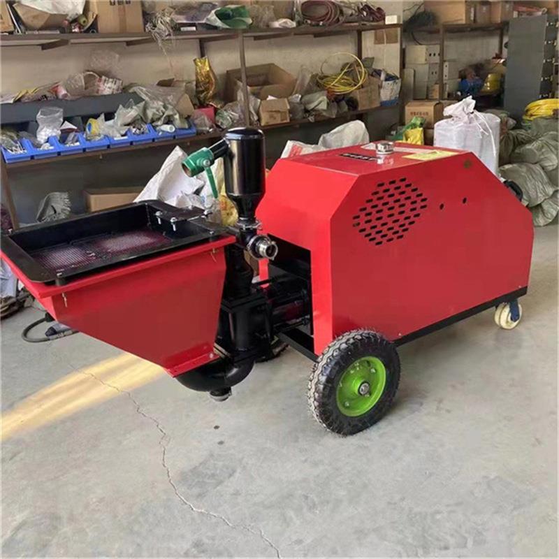 新款缸柱抹塞式砂浆双喷涂HC-新型双767杠柱塞室内机装修墙面灰机