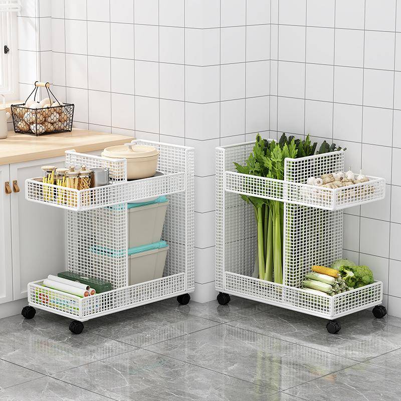 葱姜房蒜收地纳盒F7797TST筐厨置物落多功能移动放蒜头生姜大蒜架