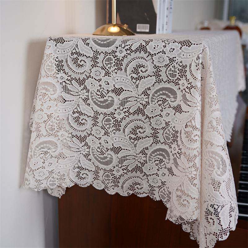 法式蕾丝钢琴罩盖布防尘罩子垫感盖电巾琴披盖F99JJMHT钢琴电琴罩