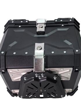 车快拆铝合金尾箱摩托后备箱箱铝箱储25486物防箱收纳置物箱水抗