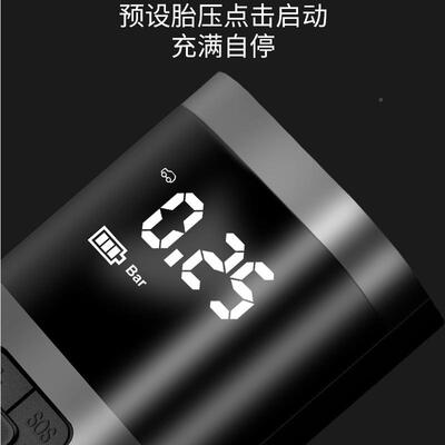 车载充气16325泵打气泵小轿车便式汽车轮用胎大电功率动双缸携高