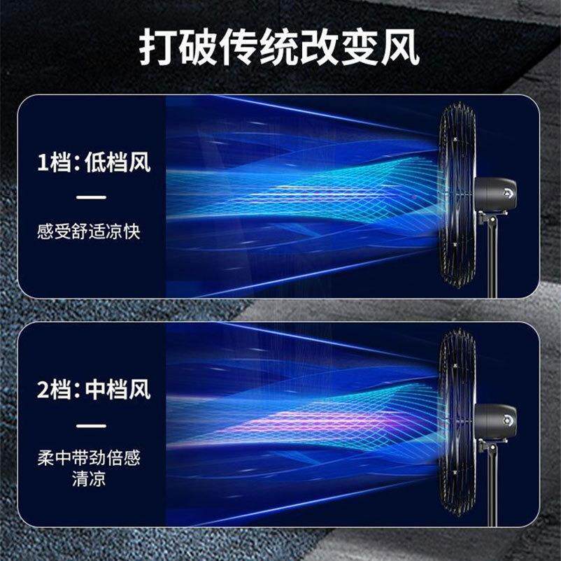 钻石牌工电地风业扇功率落扇商用挂大壁扇390摇头壁挂式大风力牛