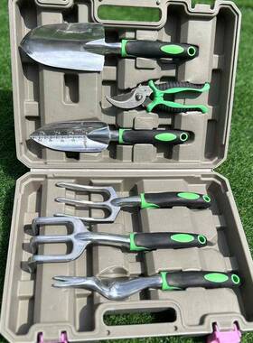 园林LQP盆种花家用套装袋子工具盒装铲子栽剪养花合金种菜修枝锯
