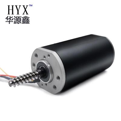 现批直桌减速升马达24V永磁有刷42145扁平齿轮箱体带刹车流降腿电