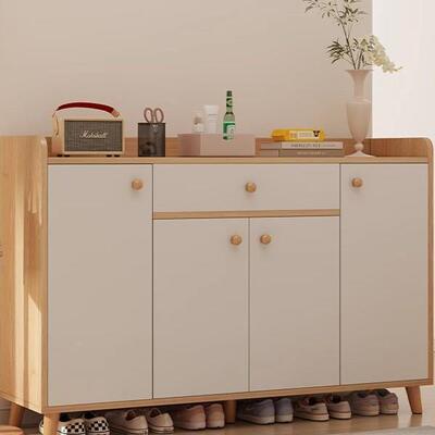 实木鞋柜家用口新门2024爆款室详询客服内简易收款纳多层入户柜玄