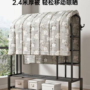 衣架落杆黑色家用卧室网专用地挂架衣衣柜金属衣服衣帽架晾红衣架