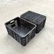 生产筐供应塑筐水料果p大p黑色一QJC次性周转箱防静电号周转筐厂