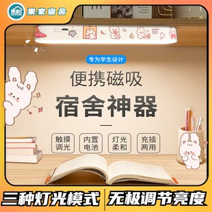 校果SCHGUO学生宿舍充插两用台灯阅读护眼灯可遥控磁吸USB酷毙灯