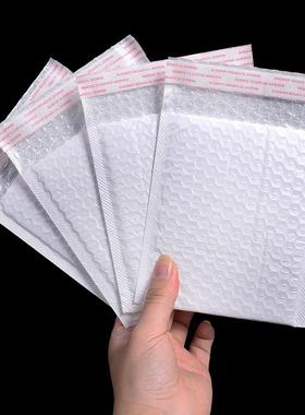 白色加厚哑光气泡信封袋BTH服装泡膜气沫快递袋打包料包装泡袋材