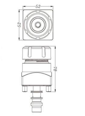 c3Ｒ快递定夹头系统ENR-M0003R32锁嘴夹具高精密快速定位nc工位装