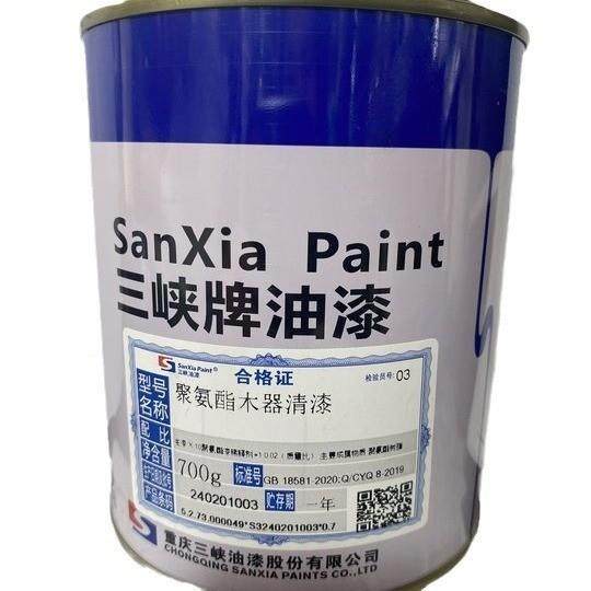重庆三峡牌木三峡聚氨聚氨酯器腐清户漆外防木蜡油漆