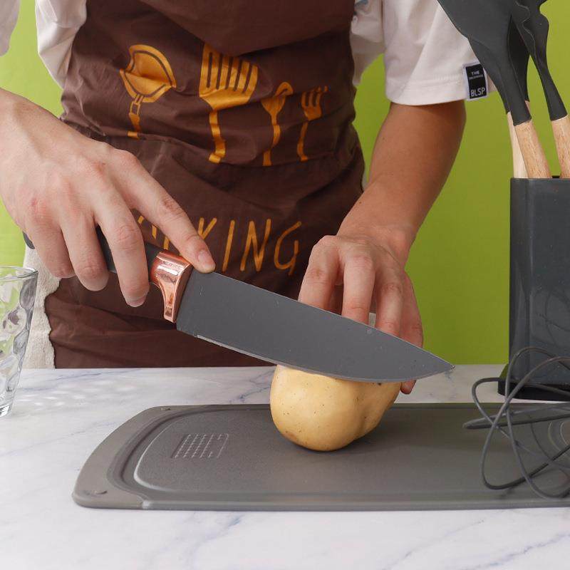 现货硅胶锅铲汤1勺具9件套不粘胶锅硅铲多功能硅胶厨具刀rc-099套