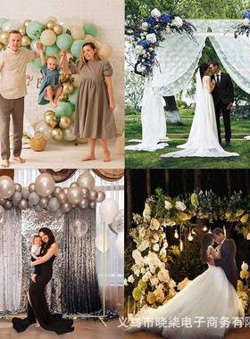 婚庆道具铁艺拱礼门支舞台景装饰花架婚拱门金色方形背架JMU拱门