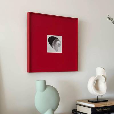 背厅景墙艺术画客装饰画红色现代样北欧送礼抽象挂画室板间红色卧