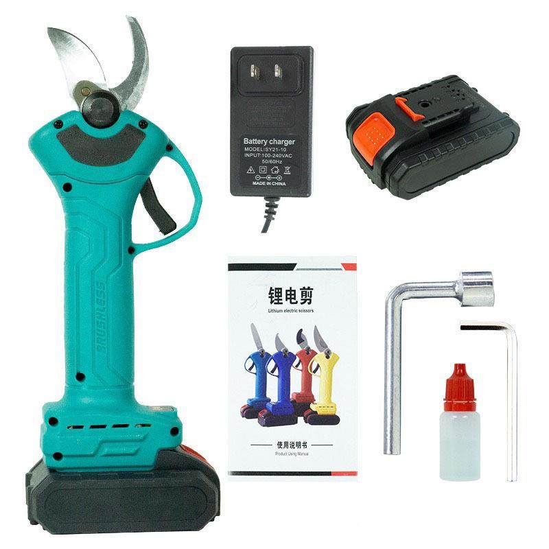电池充电园林修枝式果树剪苗木OHW电动枝条剪刀锂果枝粗枝修剪器,鲜花速递/花卉仿真/绿植园艺,剪刀,淘宝优惠券,粉丝福利购,淘宝优惠卷