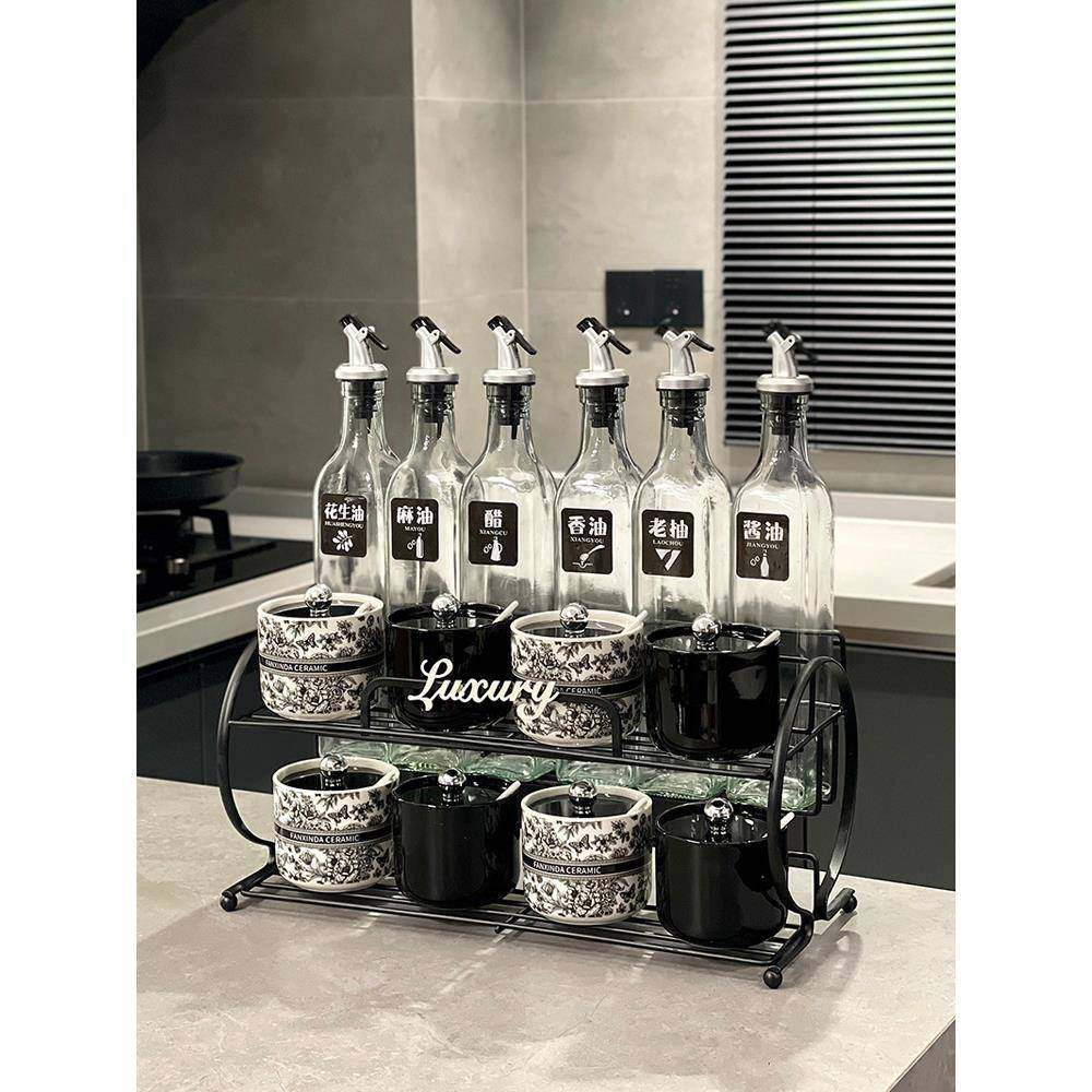 值款高颜盐罐调料盒家用陶瓷调味TTqhgzfg罐套装厨房调料轻奢品调,厨房/烹饪用具,调料置物架,淘宝优惠券,粉丝福利购,淘宝优惠卷