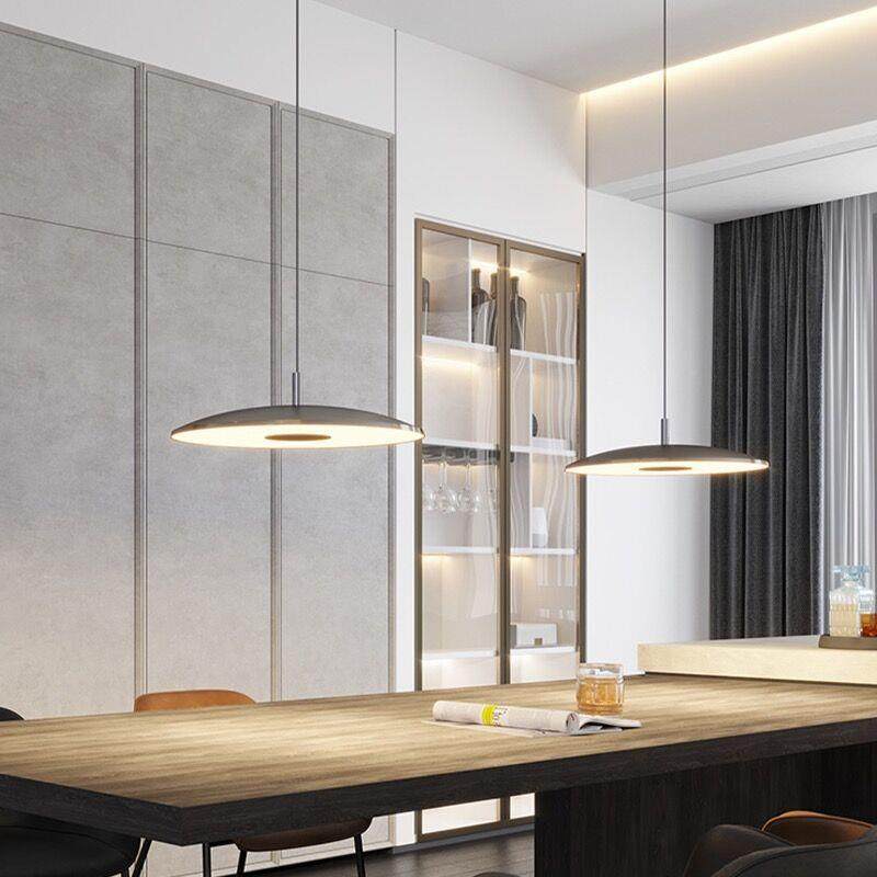 创现代简约轻奢设计圆形飞碟餐厅吊灯意个性71940厨房岛吧台吊装,家装灯饰光源,智能吊灯,淘宝优惠券,粉丝福利购,淘宝优惠卷