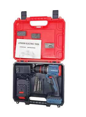 ZQK手电钻钻冲击21V2000mA正反转慢25档级扭力便携快式手持无刷电