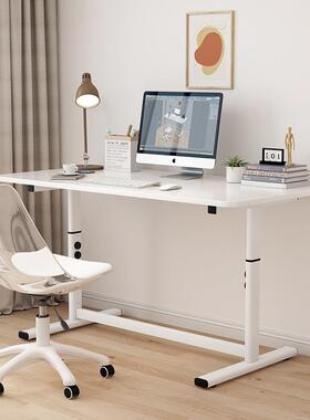 升降桌子KJZ电脑桌台式书桌生办家用写字儿桌童学习桌学可升降公