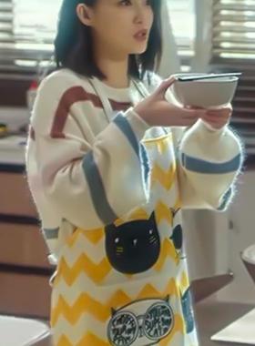 围裙房家用2025款红网10075203防水女高颜值可爱做饭新罩厨衣感年