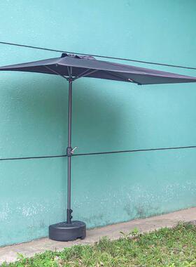 户遮阳伞靠墙半边长形伞摊庭外院伞阳台防水方太阳TJD伞摆遮雨伞