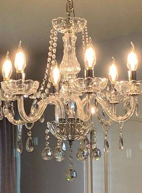 水晶灯吊灯客厅中空大厅吊灯大灯欧奢式大华气高档餐779厅卧室吊