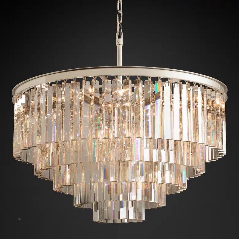 厂家促美式801乡村K9个水销晶创意形大气客厅餐厅简圆约性酒店rh