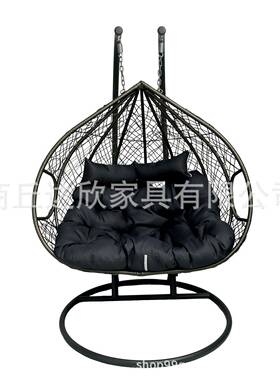 爆PHR款热卖外室内台编藤花客厅吊户阳篮摇椅家用双园人休闲摇篮