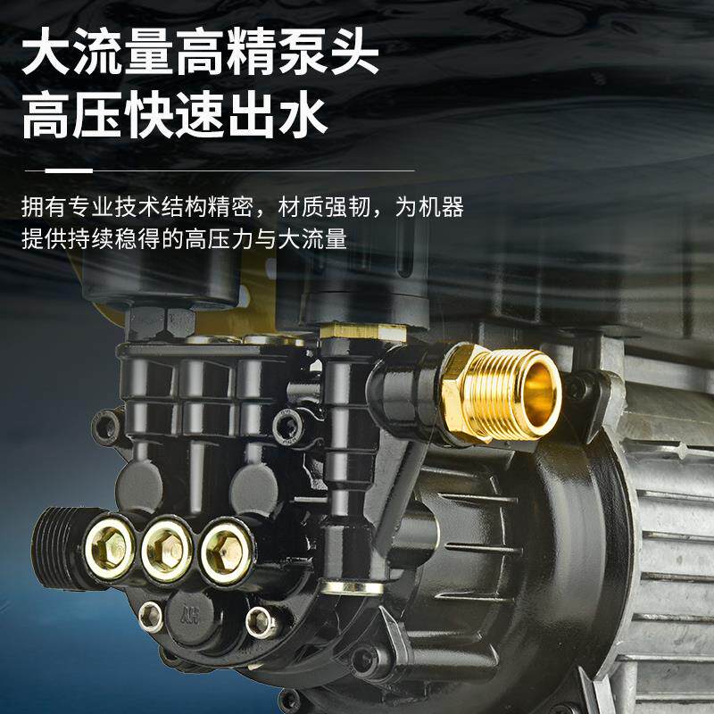 黑22配0猫V家用高洗压清洗疏通机水老S1280鼠疏通下水道电动冲器