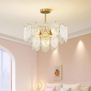轻奢水晶128客厅吊灯现代简卧约法大气式室主灯餐灯厅网红吊灯中