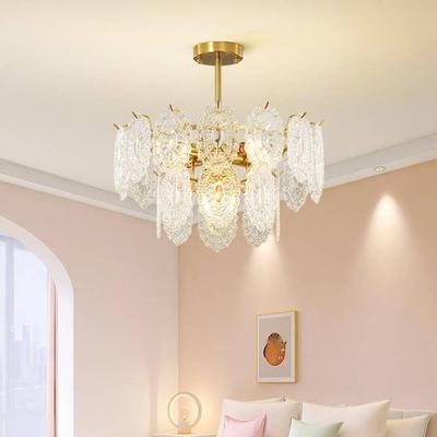 轻奢水晶128客厅吊灯现代简卧约法大气式室主灯餐灯厅网红吊灯中