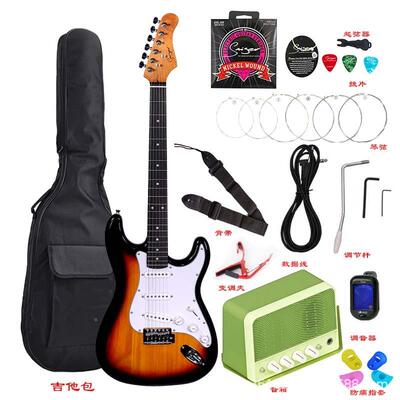 电吉他套装初学入者门吉L-G1M他单单单拾音器摇拨滚电演出弹电吉