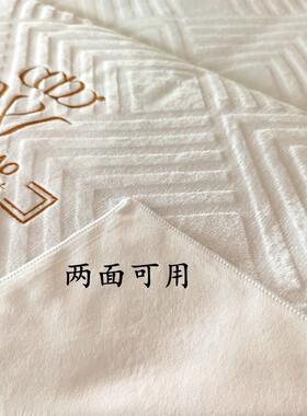 双面绒足浴发巾四件沙套垫沐足按摩椅AL100427床单足发疗店沙防滑