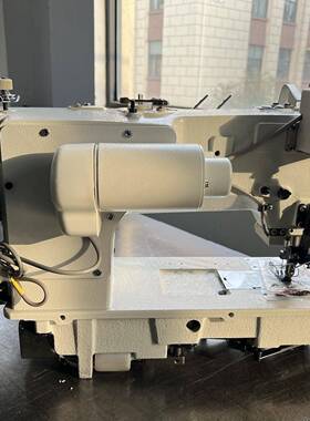 杰福工业缝纫机8420电双针机自55426自动剪线自动倒工缝动抬压脚