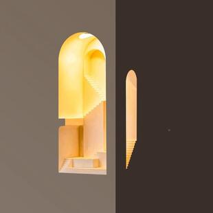 545卧室走墙角感应壁龛内嵌灯角夜灯灯石膏壁灯拐廊嵌入式楼梯转