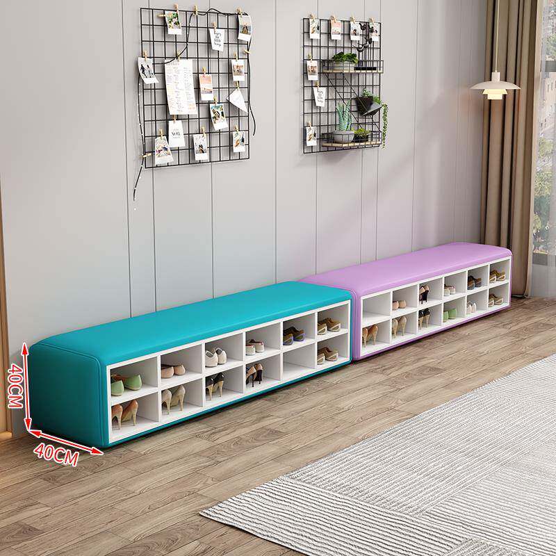 简约条舞蹈跆拳道DRB馆休息区换鞋凳服鞋装店试凳儿园长软包沙幼