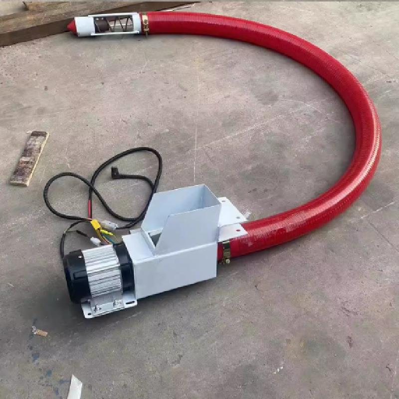 高十加长版吸米粮机可弯曲粮软管抽粮机MKB粮库倒平货仓螺旋输送