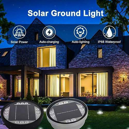 厂钉直销太阳能地太阳能埋地家灯户外防圆水形地埋灯嵌入式广场庭