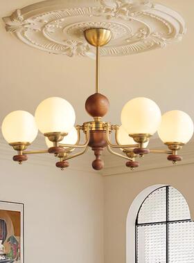 厅CASAG21577D法式中古风创意魔豆客吊护灯美式复古全光谱厅眼卧