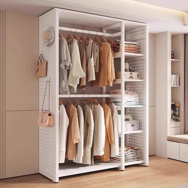 见详情物衣柜洞板家用简易卧室约组装简成人出租房衣帽间洞收纳储