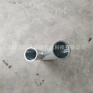 家定斜制三通厂接头镀锌三通来图风管659三通保设备三环通接头