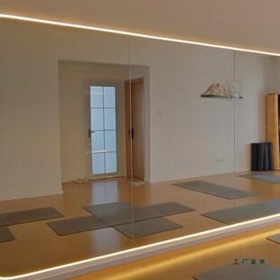 健舞蹈镜子贴墙室银镜定清制大整面BYH瑜伽身房家用高超白玻璃挂