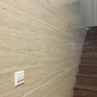 云655石材米罗马飘黄洞石超白洞然浮大理石板荒料内天外墙窗台窗