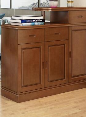 中式实木鞋柜厅现代家CAY用门口玄双关隔断客柜面入大户容量储物