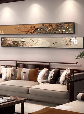 宋代美学画卧室画床头装饰画中风客厅沙YAG发背挂景古墙壁中式房