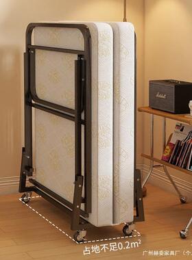 叠床家用发单人床酒店加床办休公室午午睡成人简易临BBV时月嫂折