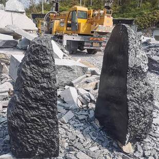 黑山石水钵流水盆中式涌景观石泉水石雕喷水园林观景石异摆形景件