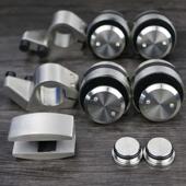 不锈钢浴折叠门移门轮不锈钢门窗吊移门滑轮方813管连接件淋房配